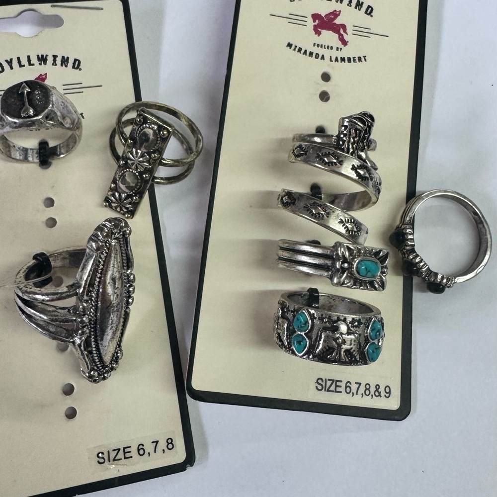 Idyllwind Silver and Turquoise Ring Collection - Picture 4 of 5
